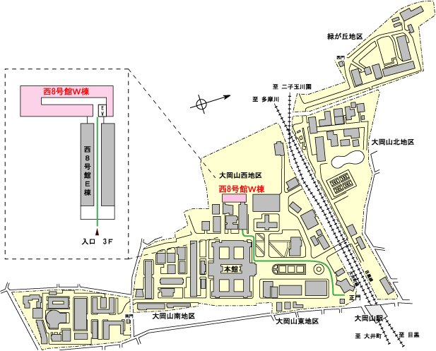 Nakadai LaboratoryまでのMAP